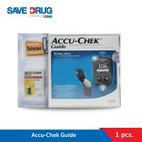 ราคา ACCU CHECK GUIDE เครื่องตรวจวัดน้ำตาลในเลือด พร้อมปากกา ฟาสคลิก และเข็มเจาะเลือด (7367098568)