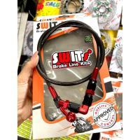 ราคา สายถักSwitแท้ มี4 สี เขียว น้ำเงิน แดง น้ำเงินตัดแดง ดำ ม่วง สายเบรค ยาว30 34 36 นิ้ว หัวเกลียวต่อตรง ข้องอ 90 องศา บรรจุ1 ชิ้น (16183502664)