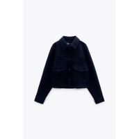 ราคา Zara Cropped Jacket เสื้อแจ็คเก็ต ทรงครอป ซาร่า แท้ (21536154314)
