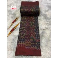 ราคา ผ้าฝ้ายมัดหมี่ทอมือลายรวมดาว (21427181803)