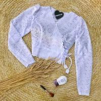 ราคา เสื้อฉลูลูกไม้สีขาวแขนยาวขาวแบบบริสุทธิ์งานตัดเย็บฝีมือสินค้าตรงปกพร้อมส่งทั่วไทยค่ะ (17019120146)