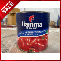 ราคา เกรด 2 Grade B Fiamma Whole Peeled Tomatoes in Tomato Juice 2 55 kg ไฟมมามะเขือเทศปอกเปลือกในน้ำมะเขือเทศ ขนาด 2 55 kg 1029 (21454359090)