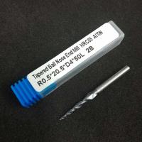 ราคา ดอกสว่าน เอ็นมิล ดอกแกะ ดอกสีดำ Tapered Ball Nose Endmill HRC55 (20043571143)