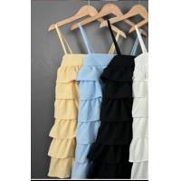 ราคา เดรสกระโปรงขนมชั้น กระโปรงทรงขนมชั้น กระโปรงสายเดี่ยว (21370995999)