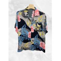 ราคา Hawaii เสื้อเชิ้ตฮาวาย ใส่สงกรานต์ได้ ลายดอกชบาใหญ่ สีทูโทนเทาดำ ผ้าสปันเรยอน นิ่มใส่สบาย ใส่ได้ทั้งชาย หญิงค่ะ (21397717001)