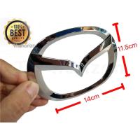 ราคา ตรา โลโก้ รถ หน้า หรือ หลัง MAZDA สีชุบโครเมี่ยม ขนาด 14 x 11 5 cm mazda LOGO ราคาถูกสินค้าดีมีคุณภาพ (19032196707)