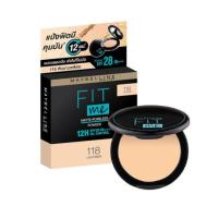 ราคา Maybelline Fit Me Matte Poreless powder 118 120 128 SPF 28PA 6g (19489154123)