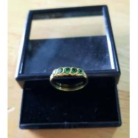 ราคา แหวนทองเหลืองประดับพลอยสีประจำวันเกิด แบบเรียบๆใส่ได้ตลอด ล้างได้ ขัดได้ แหวนพลอยสีประจำวัน แก้เคล็ดเสริมดวง BR 04 (16415910461)