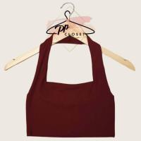 ราคา เสื้อครอปคล้องคอ ผ้าหนา2ชั้นทั้งตัว รุ่นไม่มีฟองน้ำ ผ้าเรย่อนผสมสแปนเด็กซ์ ผ้าหนากระชับตัวคะ พร้อมส่ง 20 สี (6389552421)