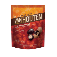 ราคา Van Houten Cocoa Almonds Coated 52 Cocoa Almonds Chocolate 40g Van Houten Dark Milk Assortment Chocolate 40g (21356395070)
