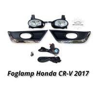 ราคา ไฟตัดหมอก Crv CR V 2017 2018 2019 2020 LED สปอร์ตไลท์ ฮอนด้า ซีอาร์วี foglamp honda crv CRV LED 2017 2020 (12170753832)