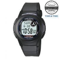 ราคา Time Time Casio Standard นาฬิกาข้อมือผู้ชาย สีดำ สายเรซิน รุ่น F 200W 1ADF (4739613)