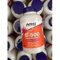 ราคา NOW Foods วิตามินซี C 500 ชนิด Calcium Ascorbate จำนวน 100 เม็ด และ 250 เม็ด (21181761077)