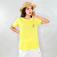 ราคา PORTLAND เสื้อยืดลายจุดปักสมอ สีเหลือง Short Sleeve with Polka Dot Print Yellow (20330965349)