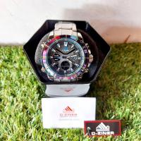 ราคา รุ่นพิเศษ D ZINER นาฬิกาข้อมือชาย ระบบQuartz AnalogDigital Hybrid เรือนและสายสแตนเลสขอบหน้าไทเท เครื่องญี่ปุ่น แถมกล่องแบรนด์ (11462207396)