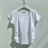 ราคา เสื้อยืด เอวสับ เสื้อแฟชั่นสาว สาวอวบ ผ้าคอตตอลซูพรีม นุ่ม UY15 (21268450174)