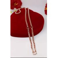 ราคา สร้อยคอนาคหนัก1 2สลึง 1บาท2บาท ใส่พระได้สามองค์ ลายผ่าหวาย (14843242700)