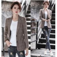 ราคา สูทใส่คลุมลายสก็อต เสื้อคลุมสูท ลายสก๊อต เสื้อคลุมใส่ทำงาน เสื้อคลุมเบลเซอร์สูทเกาหลี (16890278040)