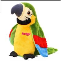 ราคา นกแก้วพูดได้ ของเล่นเด็กอัดเสียง ตุ๊กตานกแก้วพูดตาม พูดได้ทุกภาษา ตุ๊กตานกแก้วพูดได้ (20791821268)