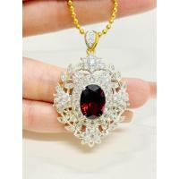 ราคา ซื้อ 10 แถม 1 จี้เพชร จี้พลอย จี้ล้อมดอกไม้ เพชรcz (21357118685)