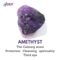 ราคา Horm หิน Amethyst อเมทิสต์ หินแร่ธรรมชาติ แท้100 อัญมณี พลอย (21211844259)