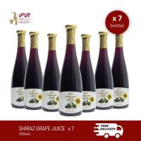 ราคา น้ำองุ่นชีราส ขวดใหญ่ x 7 ขวด ส่งฟรี PB Valley พีบี วัลเล่ย์ น้ำองุ่นเข้มข้น น้ำผลไม้ ของฝาก เขาใหญ่ 750ml (10262371601)