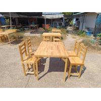 ราคา โต๊ะไม้พาเลท โต๊ะทานข้าว ชุดโต๊ะเปิดร้าน (21465691449)