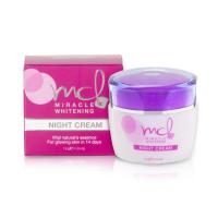 ราคา ครีม หมอจุฬา MCL Miracle Whitening Night Cream เอมซีแอล มิราเคิ้ล ไวท์เทนนิ่ง ไนท์ครีม (21380015304)