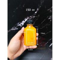 ราคา 150 ขวด ขวดพลาสติก ขวด pet 150 200 220 250 cc แบนเรียบ 150 ขวดพร้อมฝา (19260744342)