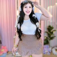 ราคา NT711 เซ็ทสงกรานต์2ชิ้นเสื้อยืด กางเกงกระโปรงผ้าถุง สาวอวบ (21473653986)