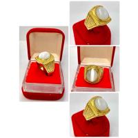 ราคา แหวนทอง 18K พลอยมุกดา ช่วยนำพาโชคลาภ ความรุ่งเรือง ใต้ท้องวงแหวนมี ตราปั้ม 18K ทุกวง รับประกันสินค้าดีมีคุณภาพ (21542080287)
