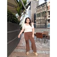 ราคา PT187 กางเกงขาม้าสาวอวบ แถบข้าง (21202467333)