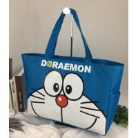 ราคา กระเป๋าโดเรม่อน สะพายข้างใบใหญ่ กระเป๋าผ้าแคนวาสมีซิป (15564291091)