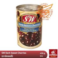 ราคา Dark Sweet Cherries เชอร์รี่ดำ ในน้ำเชื่อม ยี่ห้อ S W (2137818816)