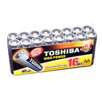 ราคา ถ่าน AA Toshiba ALKALINE อัลคาไลน์ แพ็ค 16 ถ่าน โตชิบ้า (20743283152)
