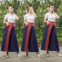 ราคา กางเกง กางเกงแพนเค้กผ้าฝ้ายพื้นเมืองสีกรม (16974108569)
