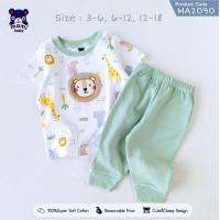 ราคา Mami baby ชุดเซ็ท เด็กผู้หญิง เด็กผู้ชาย เสื้อแขนสั้น กางเกงขายาว 3เดือน 18เดือน 3 6M 6 12M 12 18M (21338218276)