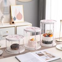 ราคา กล่องใสใส่เค้กทรงกลม กล่องใสใส่เค้ก กล่องเค้กปอนด์ (15815154304)