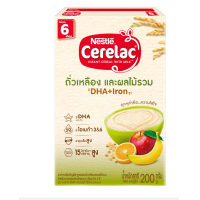 ราคา Cerelacซีรีแล็ค ถั่วเหลืองและผลไม้รวม สำหรับเด็กอายุ 6 เดือนขึ้นไป 200 กรัม (21543387343)