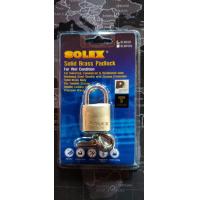 ราคา กุญแจ SOLEX รุ่น SL 99 คอสั้น และ คอยาว โซเล็กซ์ กุญแจคล้อง กุญแจสายยู แม่กุญแจ กุญแจสปริง กุญแจล็อคบ้าน (8775422123)