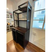 ราคา เคาร์เตอร์บาร์ขนาดยาว80กว้าง50สูง178cm เคาร์เตอร์ตู้เก็บของ ตู้เก็บของ ตู้บานสไลด์ ตู้วินเทจ ตู้เก็บไวน์ ตู้แขวนไวน์ยาว80กว้าง50สูง178 (21534086556)