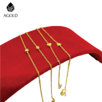 ราคา AGOLD สร้อยข้อมือทอง ลายดาว หนัก 1 0 กรัม ทองคำแท้ 96 5 (7367178022)