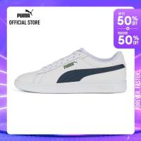 ราคา PUMA KIDS รองเท้าผ้าใบหนังเด็กโต Smash 3 0 สีขาว FTW 39203105 (21482141210)