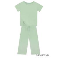 ราคา Sabina Nightwear เซ็ตชุดนอนแขนสั้นแบบเสริมฟองน้ำ รหัส SPG23003 สีเขียวอ่อน (21499757546)