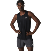 ราคา ASICS SILVER SINGLET MEN RUNNING เสื้อ ผู้ชาย เสื้อ เสื้อกล้าม ของแท้ PERFORMANCE BLACK (15967029801)