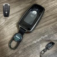 ราคา เคสรีโมทรถ Ford Everest Next Gen 2023 Double Layer Metal Alloy Key Cover with transparent push button Guard 360 Ford Key Case Ford Everest Ranger Wildtrak Raptor 2018 2023 Smart Key (20481705232)