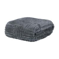 ราคา INDEX LIVING MALL ผ้าห่มฟรีซทอลาย รุ่นเทส ขนาด150 x 200 ซม สีเทาเข้ม (20932165945)