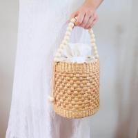 ราคา กระเป๋าสานทรงกระบอก ลายสานสวย ทรงถัง (20622668936)