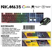 ราคา KEYBOARD MOUSE ชุดเมาส์เเละคีย์บอร์ด COMBO NUBWO COMBO SET NKM635 (20887632150)