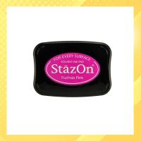 ราคา หมึกปั๊มหมึกญี่ปุ่น ตรา STAZON ตลับใหญ่ ของแท้100 ปั๊มได้กับทุกพื้นผิว พลาสิกผ้ากระดาษ ฯลฯ (19830369014)